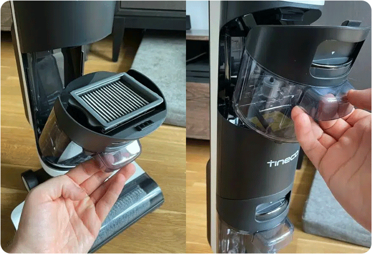 Réservoirs amovibles de l'aspirateur laveur Tineco Floor One S3
