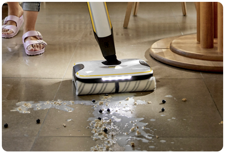 Eclaire LED présent sur le Karcher FC7 Premium