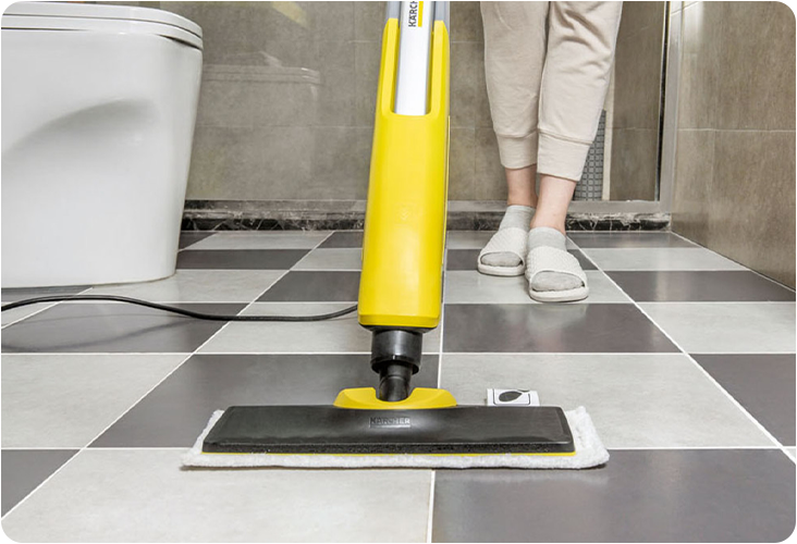 Karcher KST 2 Upright EasyFix sur du carrelage