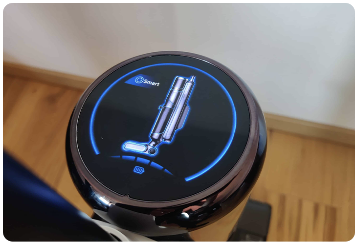 Sélection du mode de nettoyage du Ultenic AC1 Elite