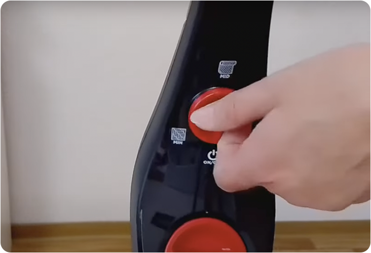 Molette de réglage du débit de vapeur du Vileda Steam Plus